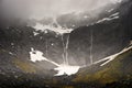 New Zealand Gertrude Valley Lookout the road from Te Anau to Milford Sound Royalty Free Stock Photo