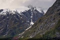 New Zealand Gertrude Valley Lookout the road from Te Anau to Milford Sound Royalty Free Stock Photo