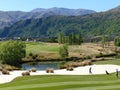 New Zealand golf open Arrowtown Royalty Free Stock Photo