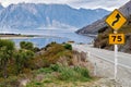 New Zealand. Lake Wanaka lookout on State Highway 6. West Coast. South Island