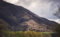 New Zealand landscape of mountains range Royalty Free Stock Photo