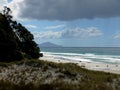 New Zealand: Mangawhai surf beach rainstorm