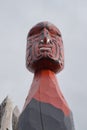 New Zealand Maori carvings 2 Royalty Free Stock Photo