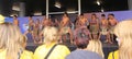 New Zealand Maori perform Haka War dance Royalty Free Stock Photo