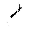 New Zealand Map.