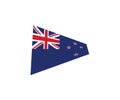 New Zealand national flag country emblem state symbol Royalty Free Stock Photo