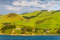 New Zealand Otago Region coastal landscape Royalty Free Stock Photo