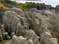 New Zealand, Pancake Rocks, South Island Royalty Free Stock Photo