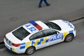 New Zealand Police car and officer on crime respond