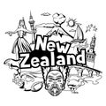 New Zealand print design.