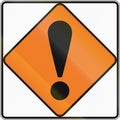 New Zealand road sign - Other dangers