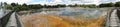 Steaming Geothermal Lake in Rotorua Royalty Free Stock Photo