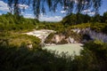 Wai-O-Tapu Thermal Wonderland, Lake Ngakoro Royalty Free Stock Photo