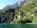 New zealand\'s Milford Sound Piopiotahi Royalty Free Stock Photo