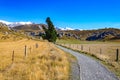 New Zealand summer landscape Castle Hill, Arthur`s Pass National Park, South Island, New Zealand