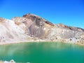 New zealand tongariro crossing national park emerald lakes volcano Royalty Free Stock Photo