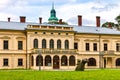 New Zywiec Castle, main south-western wing of Habsburgs Palace in Zywiec old town city center in Silesia, Poland