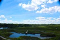 Newark Delaware Clouds Blue Sky Royalty Free Stock Photo