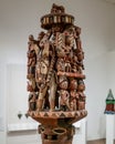 Interior view of a sculpture from the Arts of Global Africa gallery of The Newark Museum of Art