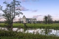 Newark Priory ruins Royalty Free Stock Photo
