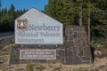 Newberry National Volcanic Monument Sign Royalty Free Stock Photo