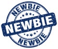 newbie blue stamp