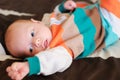 Newborn baby boy portrait Royalty Free Stock Photo