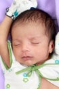 Newborn baby sleeping