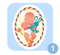Newborn baby concept