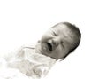 Newborn Baby Crying Royalty Free Stock Photo