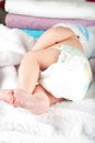 Newborn baby feet Royalty Free Stock Photo