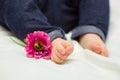 Newborn baby feet Royalty Free Stock Photo