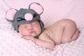 Newborn baby girl Royalty Free Stock Photo