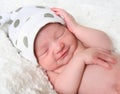 Newborn baby girl Royalty Free Stock Photo