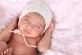 Newborn baby girl Royalty Free Stock Photo