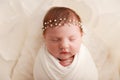 Newborn baby girl - 12 days old Royalty Free Stock Photo