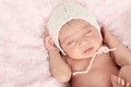 Newborn baby girl Royalty Free Stock Photo