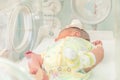 Newborn baby in hospital - Color image Royalty Free Stock Photo