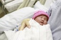 Newborn Baby in The Hospital Royalty Free Stock Photo