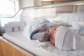 Newborn Baby in Hospital Room Royalty Free Stock Photo