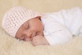 Newborn baby sleeping Royalty Free Stock Photo