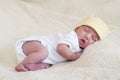 Newborn baby sleeping Royalty Free Stock Photo