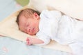 Newborn baby sleeping, 3 days old Royalty Free Stock Photo