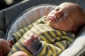 Newborn baby sleeps restlessly, colic in children