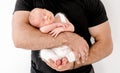 Newborn baby studio portrait Royalty Free Stock Photo