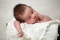 Newborn - beautiful little baby in vintage lace