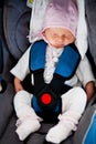 Newborn in car seat