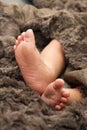 Newborn feet peeling skin