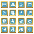 Newborn icons azure