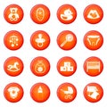 Newborn icons set